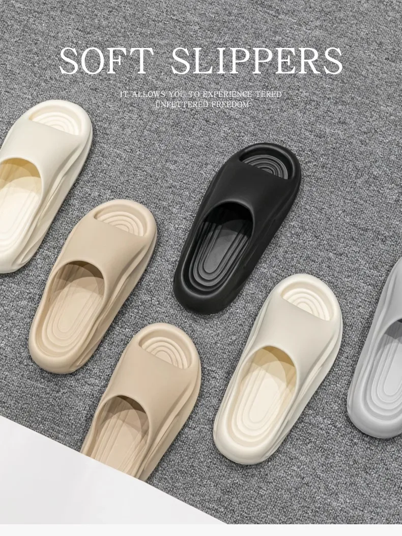 Comwarm Mode Herren Strand Hausschuhe EVA Weiche Sohle Herren Rutschen Leichte Outdoor Männliche Hausschuhe Prägnante Freizeit Herren Sandalen – Detail 11