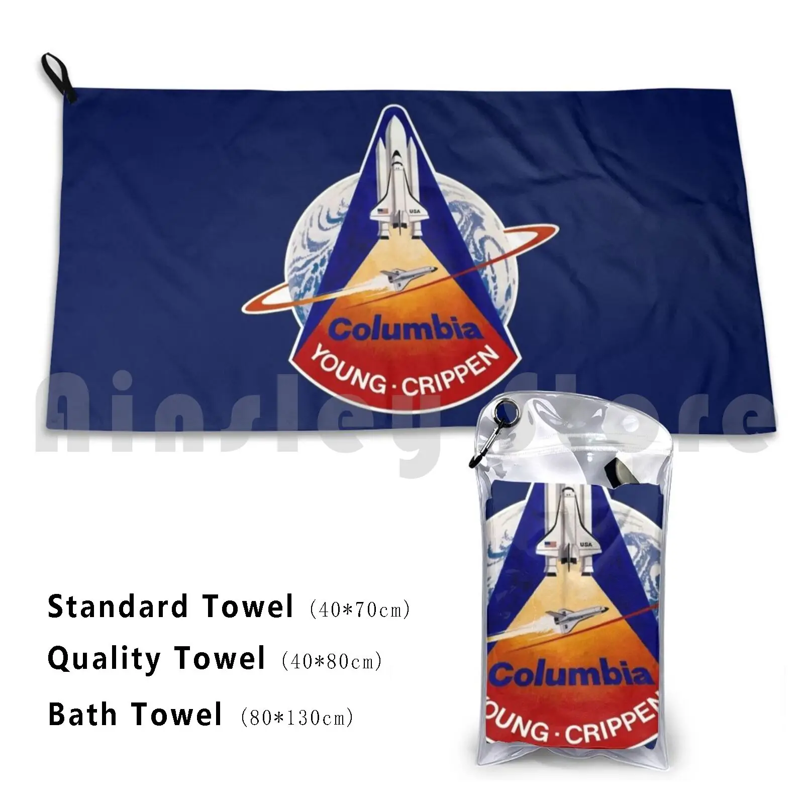 Space Shuttle Patch Asciugamano Da Bagno Cuscino Da Spiaggia Space Shuttle Spacex Patch Esplosione First Moon Space Station Hubble