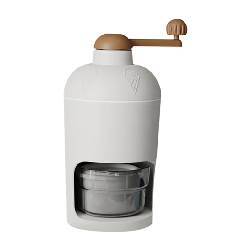Shaved Ice Machine Ice Crusher Hand Operated Shaved Ice Maker Household Portable Small Machine Kitchen Tool Durable 3