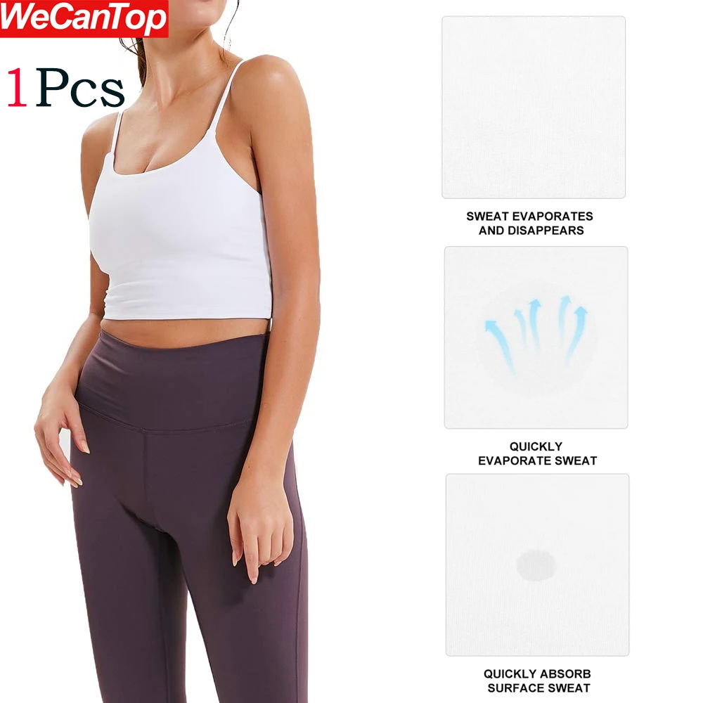 

1Pcs Sports Bras for Women Quick-Dry Padded Wirefree Bras Workout Crop Cute Tank Tops Camisole Yoga Longline Fitness Running Gym