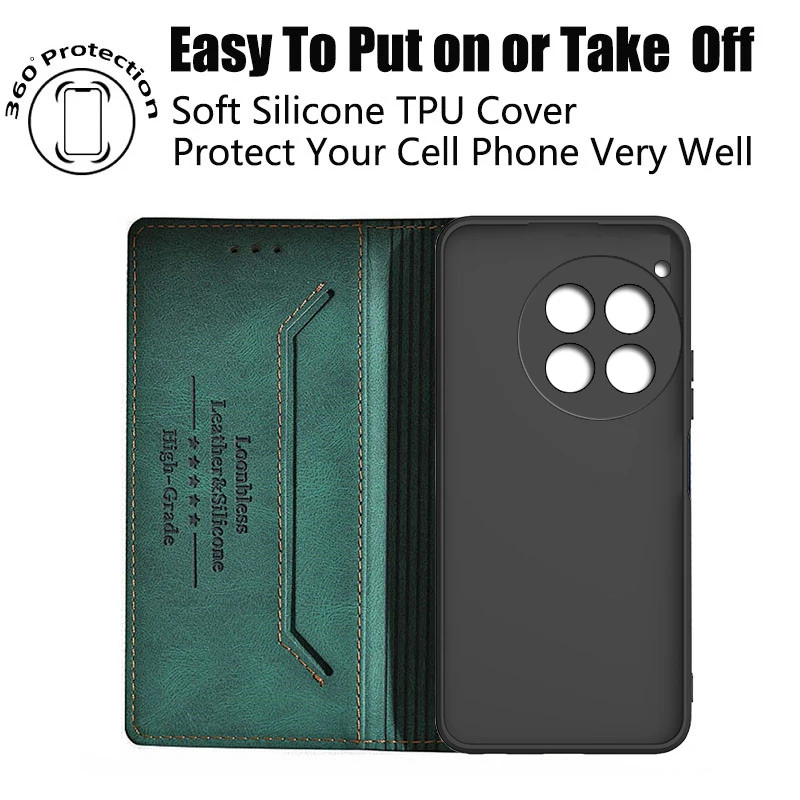Sleek Magnetic Flip Cover Phone Case