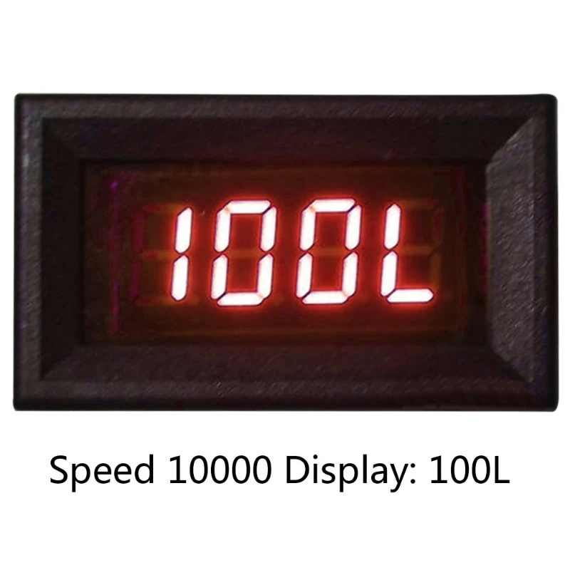 2 in 1 LED Tachometer Gauge Digital Voltmeter for Auto Motor Rotating