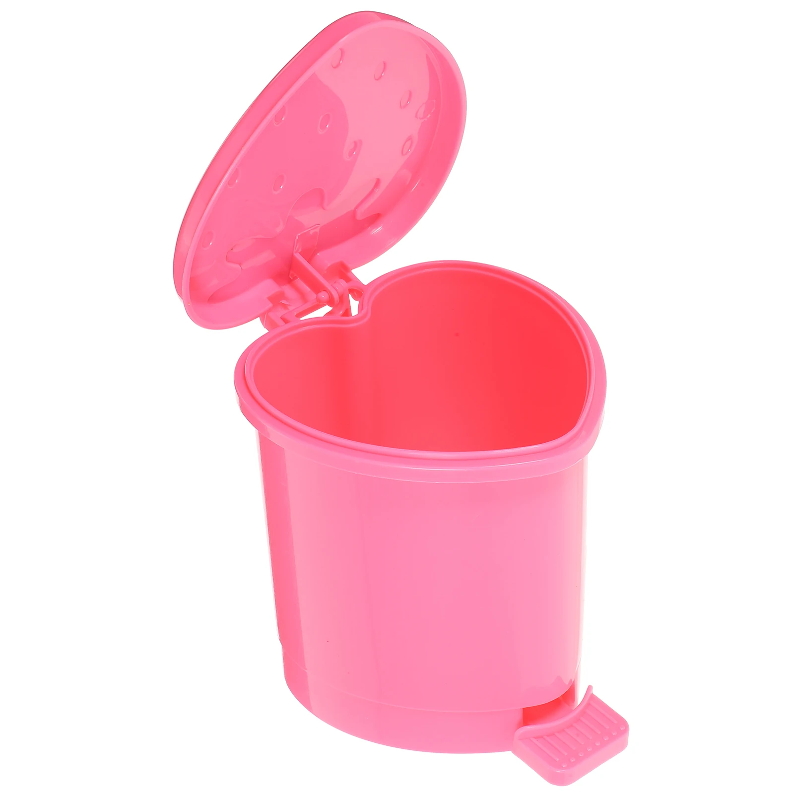 פח זבל לשולחן בצורת לב ורוד בנפח 10 ליטר, מיכל נייר למטבח ולמשרד, מגניב ומודרני לאחסון