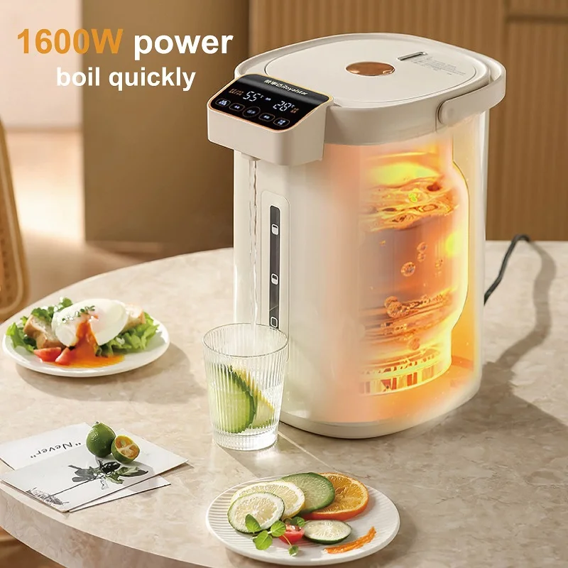 220V Electric Kettle Multifunction Baby Milk Adjuster 1350W Automatic Thermos Kettle Large Capacity Smart Water Dispenser 5L 6