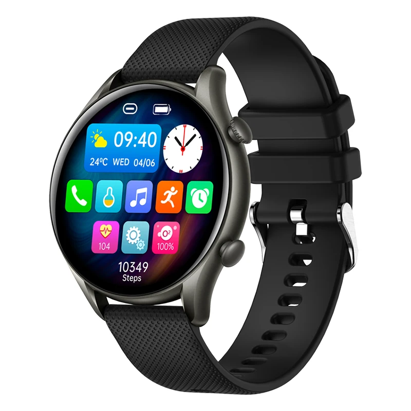 New 360*360 HD Smart watch Ladies Bluetooth Calls SmartWatch For Women Sport Fitness Bracelet Custom Watch Face Sleep Heart Rate 