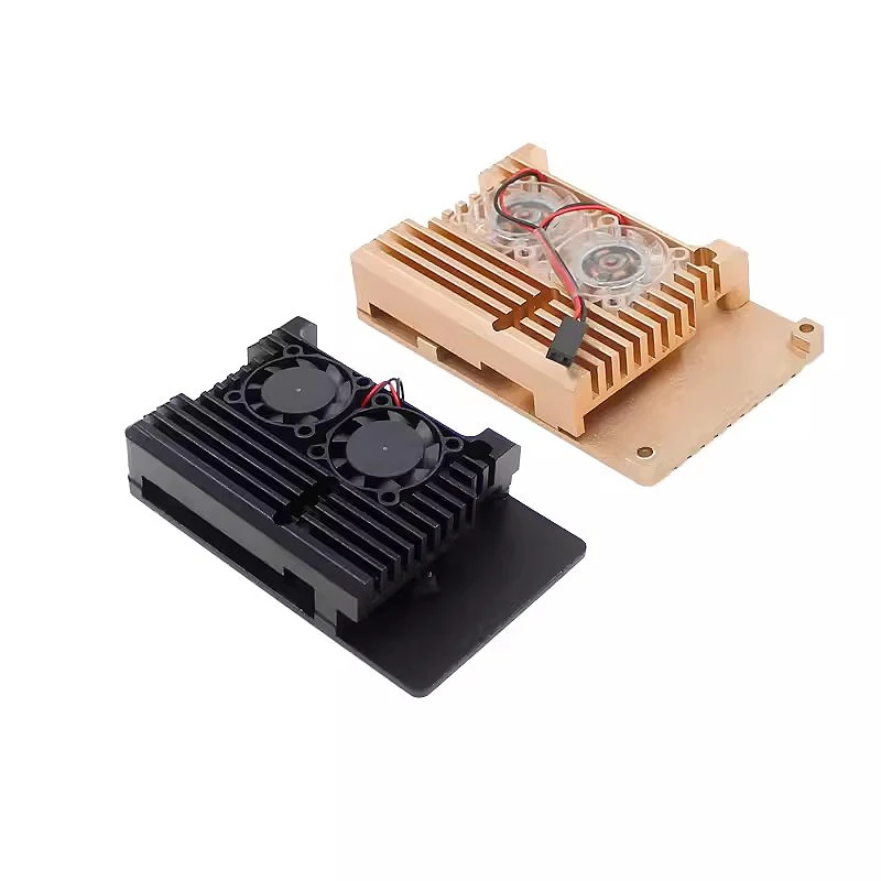 Aluminum Case with Dual Cooling Fan - Premium Metal Enclosure