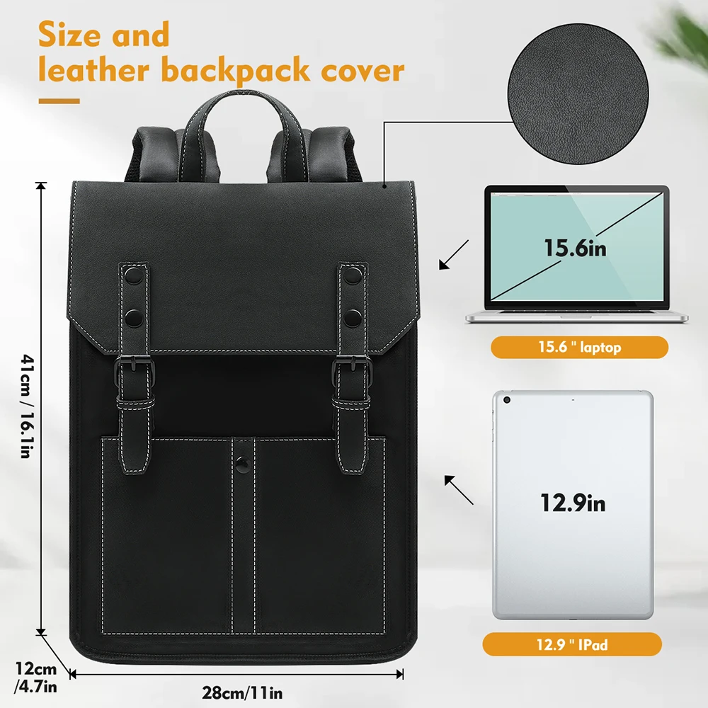 Heroic Knight Vintage School Backpack Men for 15.6