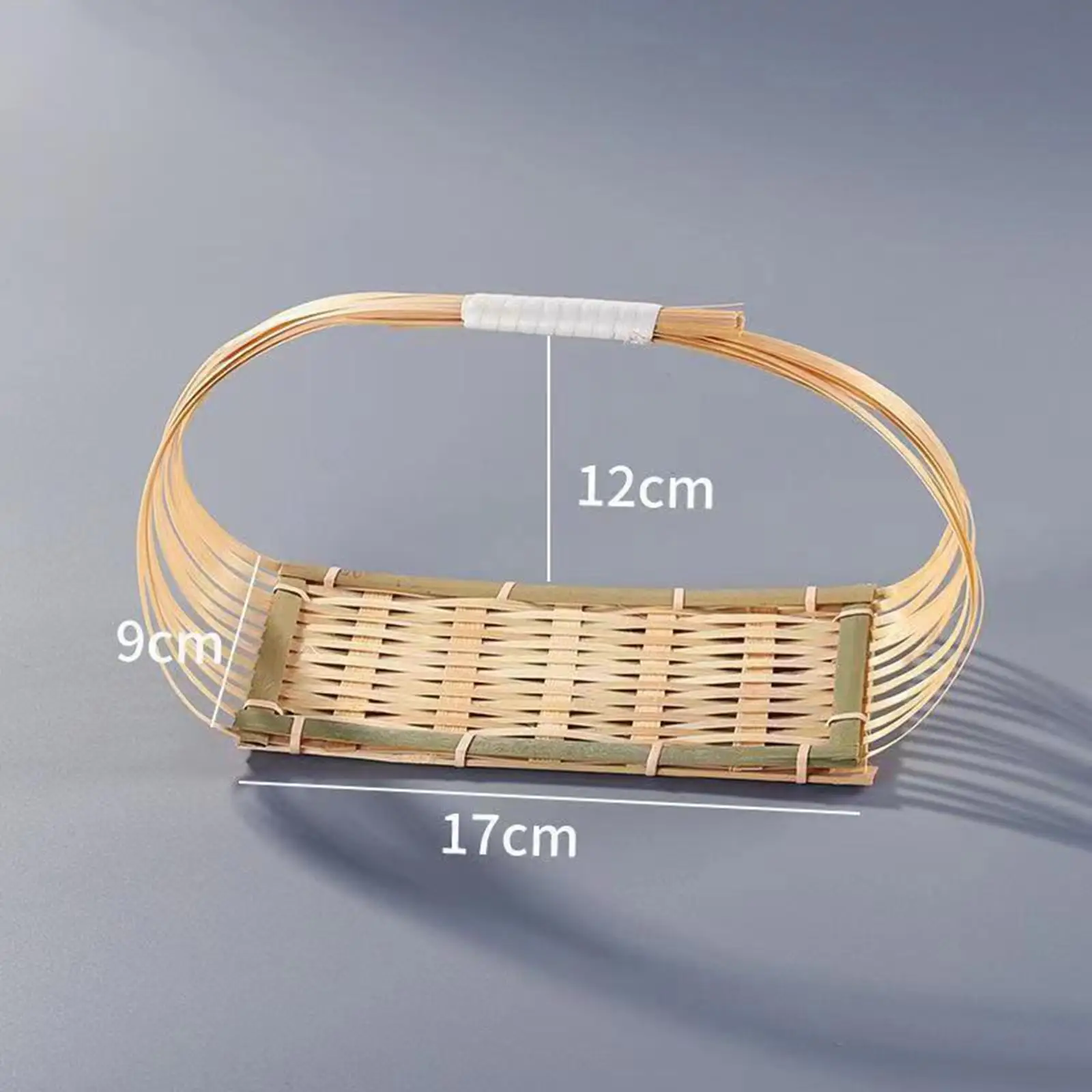 다기능 짠 과일 바구니, 장식 대나무 바구니, 레스토랑 빵 디저트 커피 호텔 서빙용
