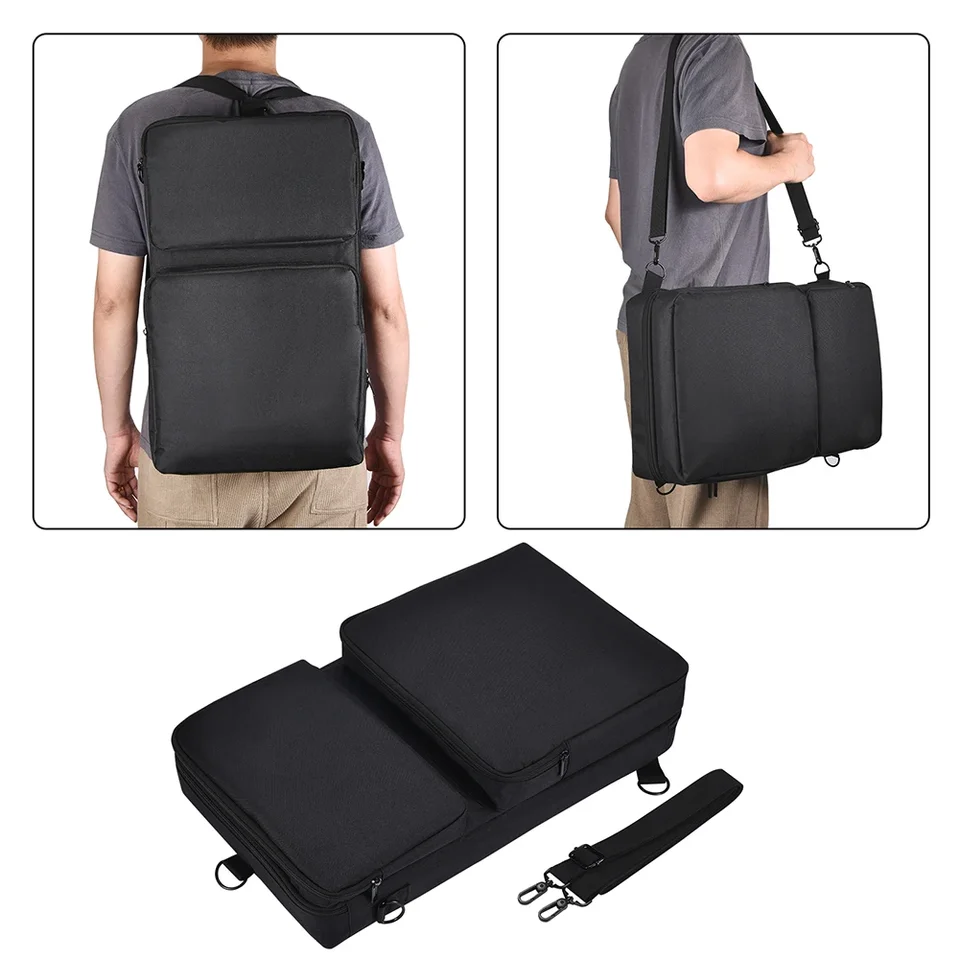Portable Turntable Storage Bag with Strap