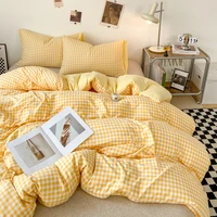 Housse de couette respectueuse de la peau, housses de couette de Style écossais, housse de lit Double face, Wojельное белье, housses de couette pour la maison (sans taie d'oreiller) 3
