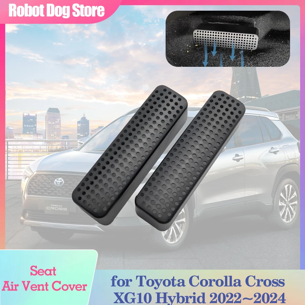 Coprisedile Per Auto Per Toyota Corolla Cross Xg10 Hybrid 2022 ~ 2024 Duct Floor Protect Under Vent Outlet Griglia Trim Accessori