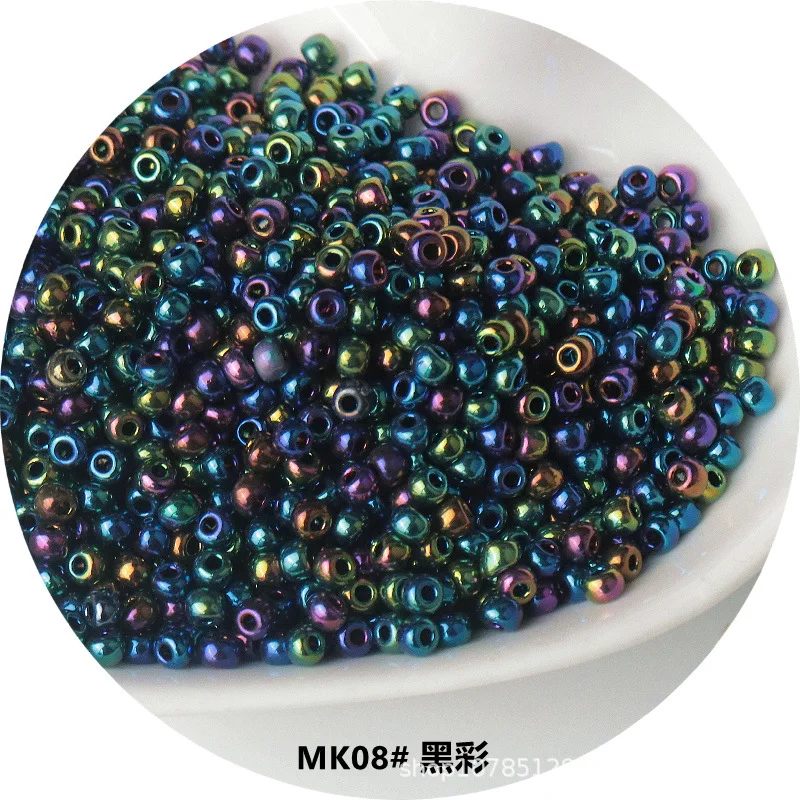 Superb Metallic Electroplated Glass Rice Beads in Gold, Silver, and Bronze