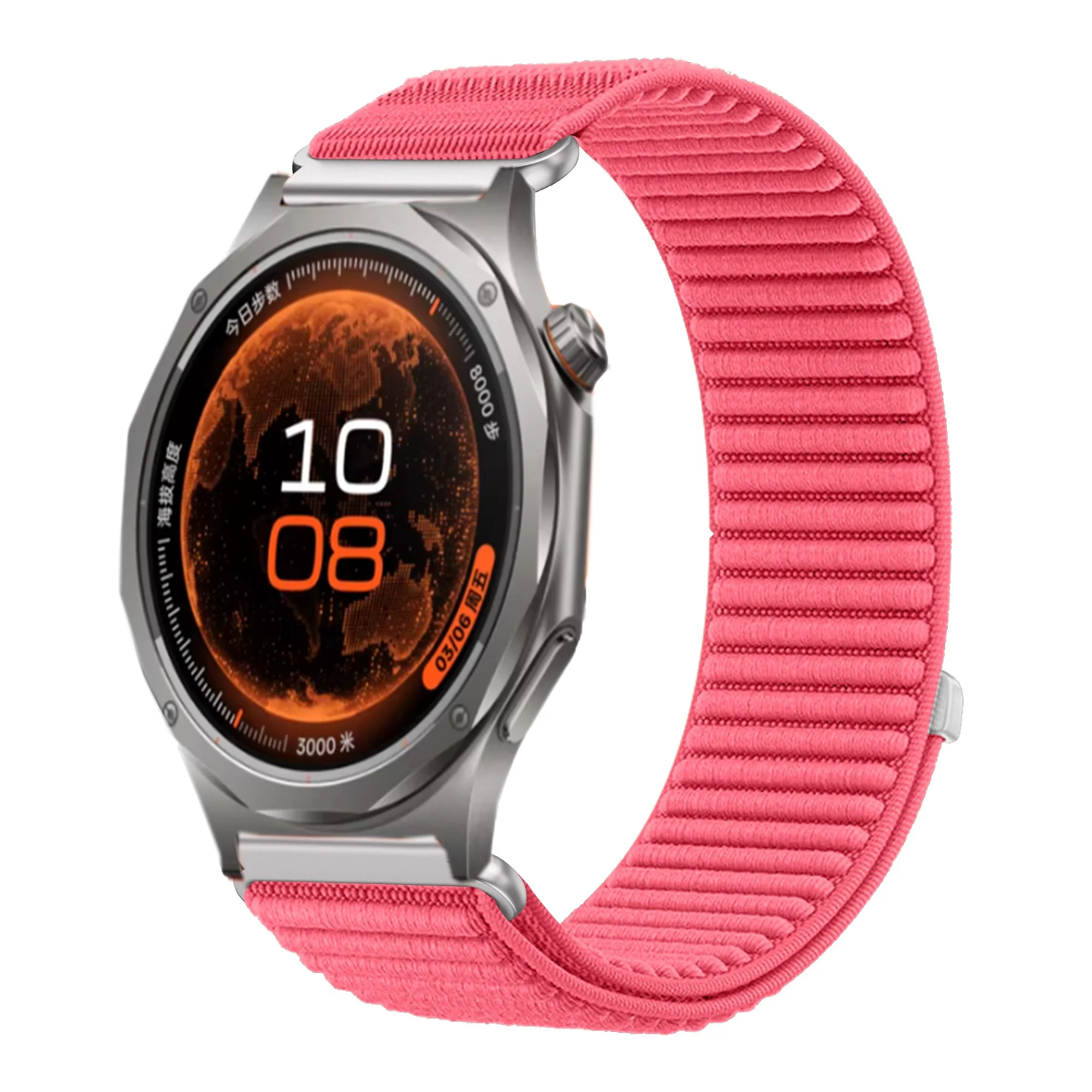 Wave Nylon Sports Breathable Bracelet Band - 18/20/22mm Strap in Multiple Sizes