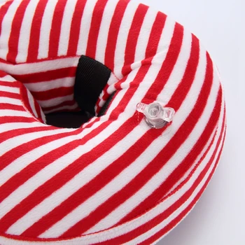 Pet Donut Cat Collar Protective Recovery Dog Collar after Surgery for Cat Dog Inflatable Comfy Soft Blow-up Dog Cone Collar 4