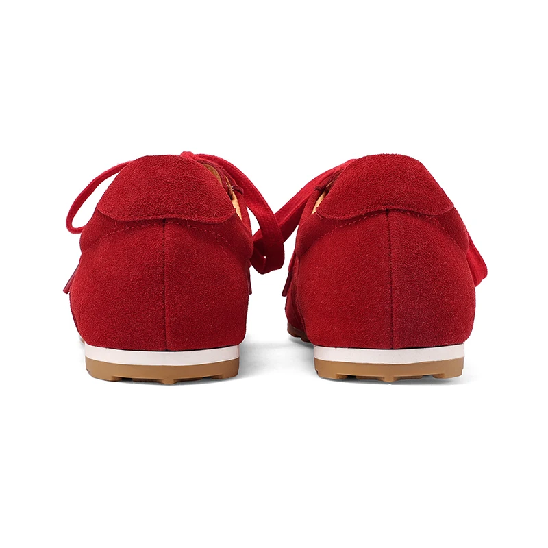 SmallHut New Trend Patchwork Sneakers Nature Cow Suede 2026 Spring Women Lace Up Purple Red Brown Chocolate Mixed Colors Shoes