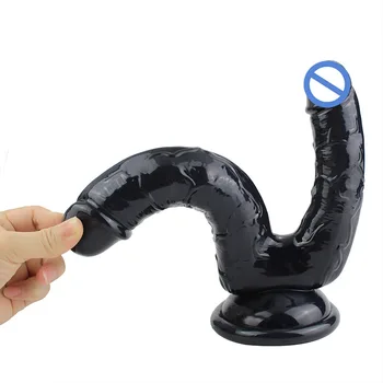A93 Double Head Dildo Oversized V-Shaped Dicks Women's Gay Lala Simulation Penis TPE Sex Toys Adult Orgasm G-spot Squirting Toy 4