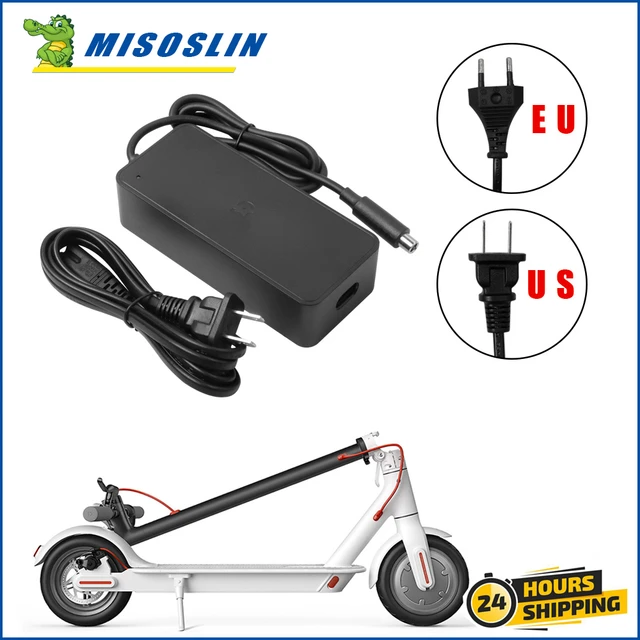 Chargeur de scooter électrique, adaptateur de pipeline 42V, accessoires de  batterie pour Xiaomi ata jia M365 Ninebot Es1 Es2 - AliExpress