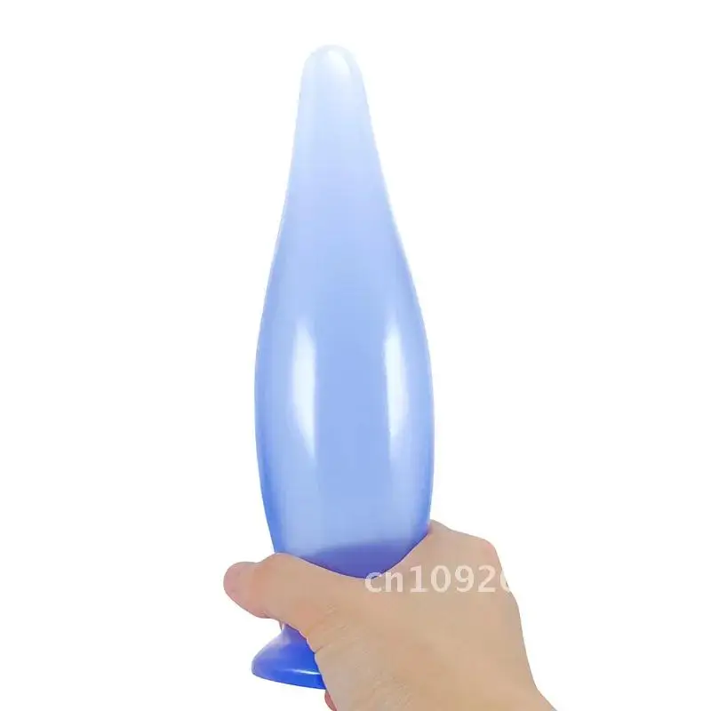 Anal Long Dildo Adult Dilator Big Butt Plug Suction Cup Dildo Massager Tool Fat Masturbation Prostate Anal Sex Men's Toy Women