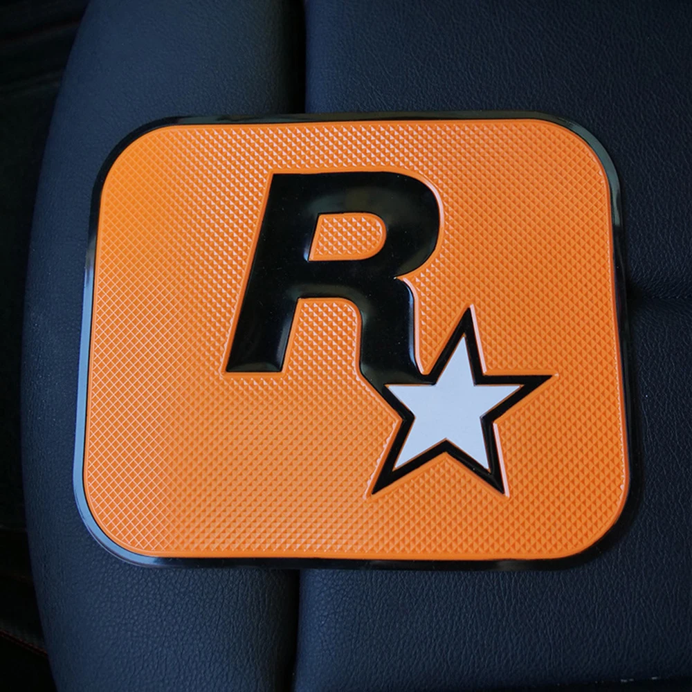 GTA R Star Auto Non-Slip Sticky Gel Pad JDM Car Dashboard Sticky Anti-Slip PVC Mat For Phone Sunglasses Holder car non slip mat car dashboard mat non slip dash mat dash adhesive holder dashboard phone holder dash phone holder