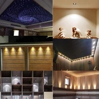 IP65 Mini Spotlight 15mm 1W Recessed Spot Leds Lights 12V Ceiling Downlight Stair Cabinet Spots Lamp with Transformer 110V-220V 2