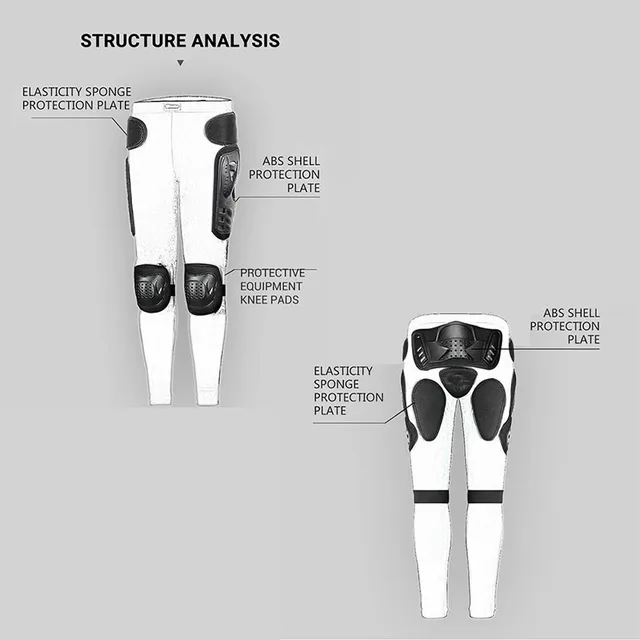 Uchoose Motocross Veste Hommes Body Armor Moto Armure Vélo Racing Veste Équitation Hurbike Moto Protection S-4XL 5