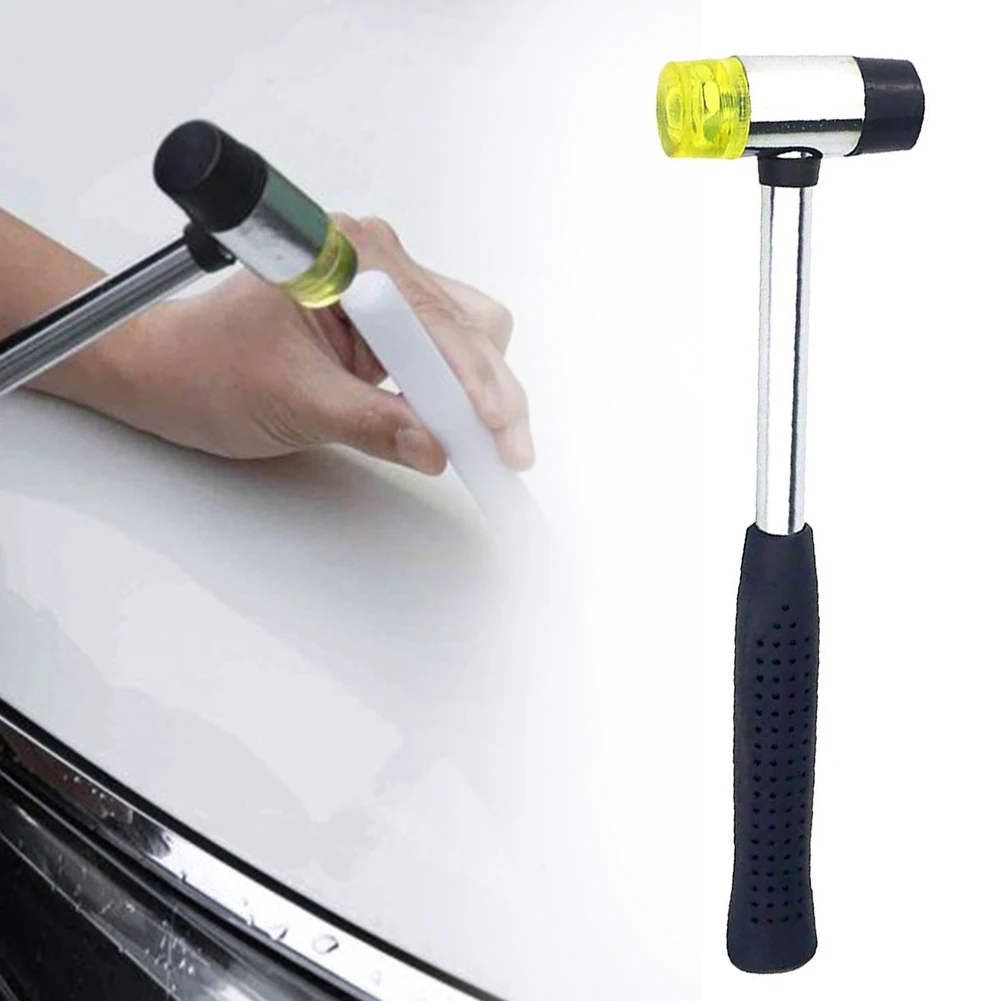 

25mm Mini Hammer Nylon Head Mallet Hand Tool Non-Slip Handle Nylon Rubber Used As Wood Plastic Jewelry Crafts