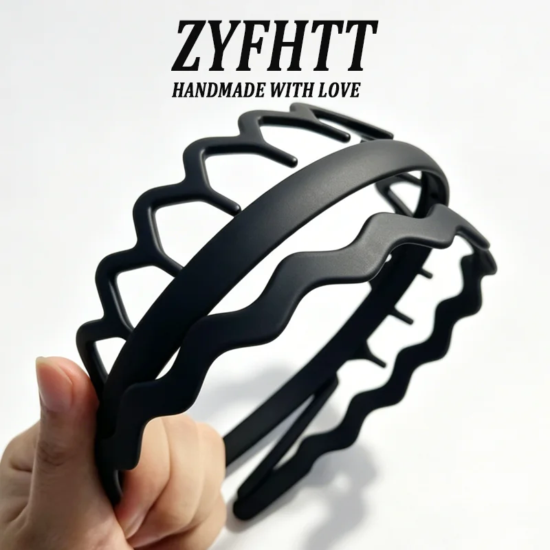 3pcs ZYFHTT Simple Acrylic Headband for Women Elegant Face Washing Hair Band Fashion Girls Hair Hoop Hair Accessories