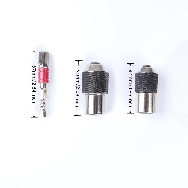2-teiliges/3-teiliges Gewindebohrer-Set, M2-M6/M8-M12 Vierkant-Gewindebohrer, kompatibel mit Elektrobohrmaschinen, 3/8-Zoll-Vierkantantrieb, mit Sechskant-Adapter für höchste Vielseitigkeit, zum Arbeiten mit Vierkant-Gewindebohrern zur Gewindeherstellung. – Detail 3
