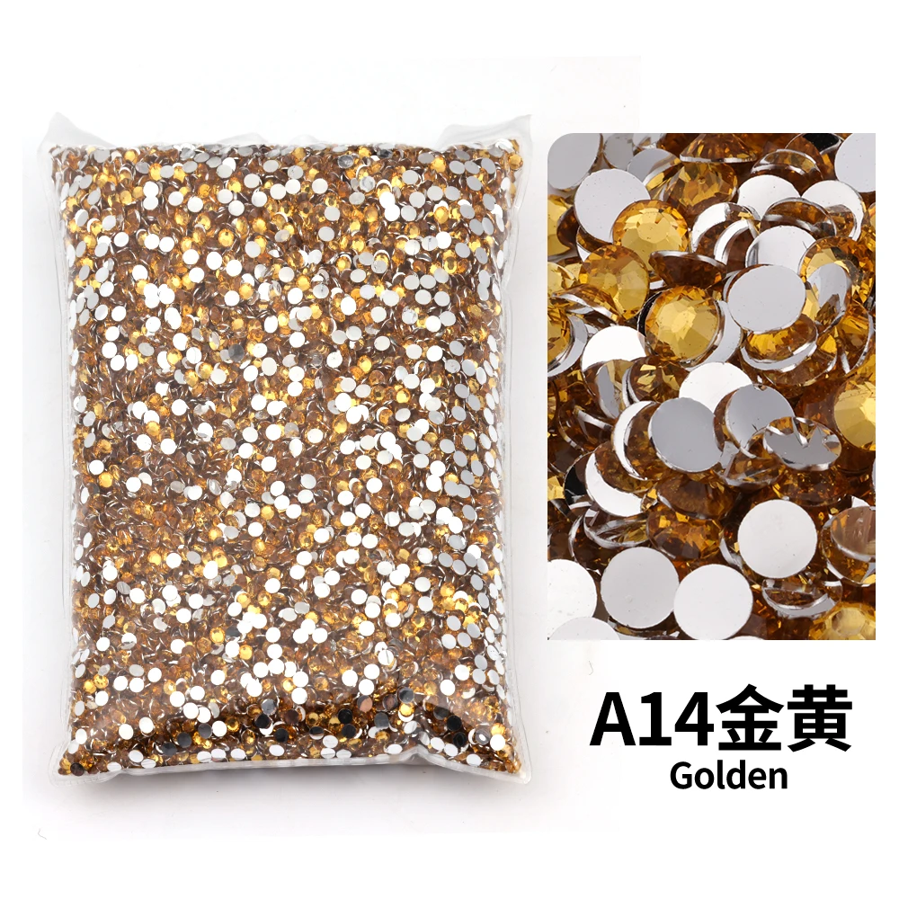 Premium Bulk Resin Rhinestones - Non Hot Fix, Flat Back Crystals