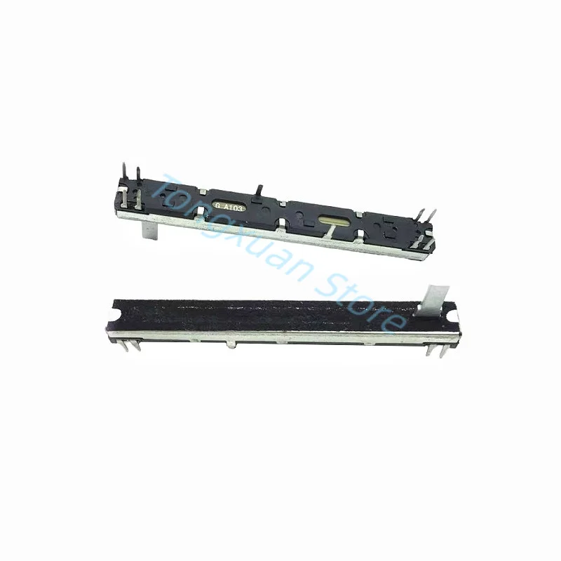 5 Pz 75Mm Potenziometro A Scorrimento Dritto 8Pin A103 B103 Doppio Fader A10K B10K Soundcraft Efx8 Fader A10Kx2 B10Kx2 Interruttore