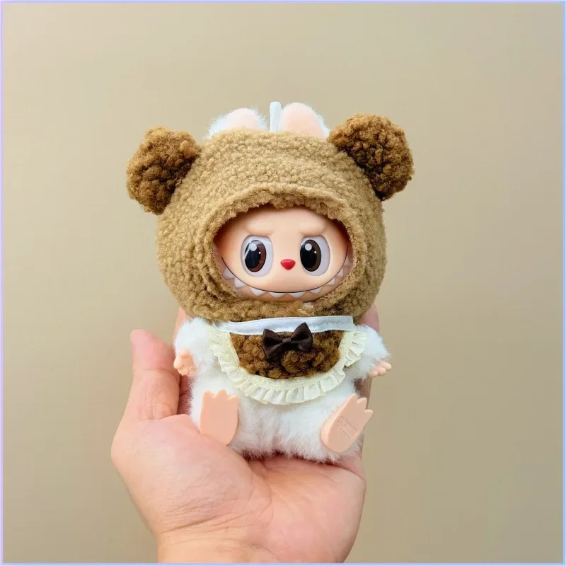 For 17cm Labubu Cute Animal Hat Decoration Doll Clothes Ropa Labubu V1 V2 V3 Kawaii Outfit Accessories Doll Clothes 6