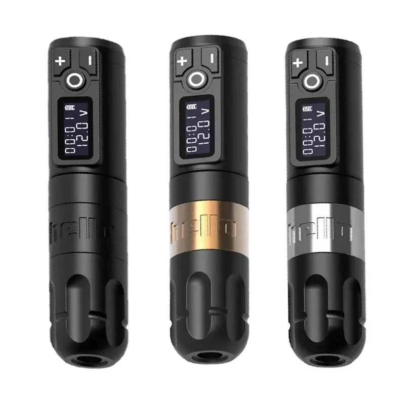 

Ambition Soldier Wireless Tattoo Machine Rotaty Battery Pen with Portable Power Pack 2400mAh LED Digital Display