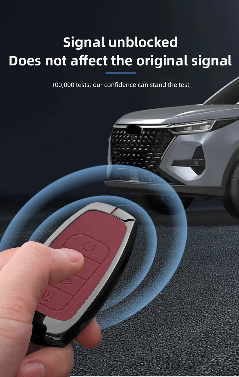 Car Remote Control Key Case Keychain Accessories Garnish Trim Cover For Omoda JAECOO J7 2025 key case key case cover remote control case cover