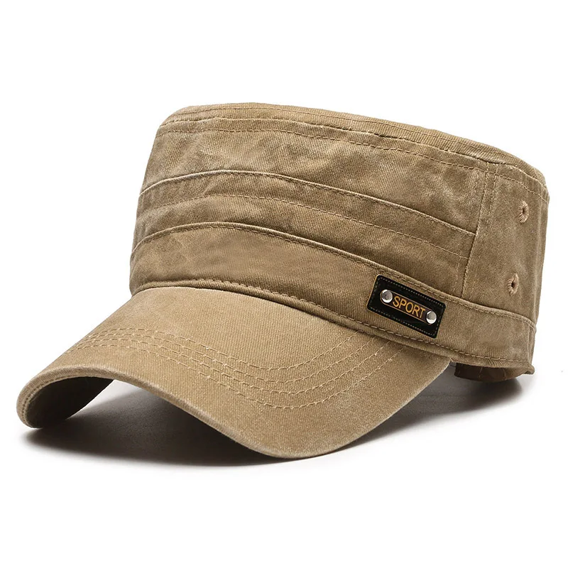 NIXHIT Retro Spring Autumn Baseball Cap For Men Truck Outdoor Sports Hunting Fishing Hiking Climbing Flat Hat Bone Men's Hat