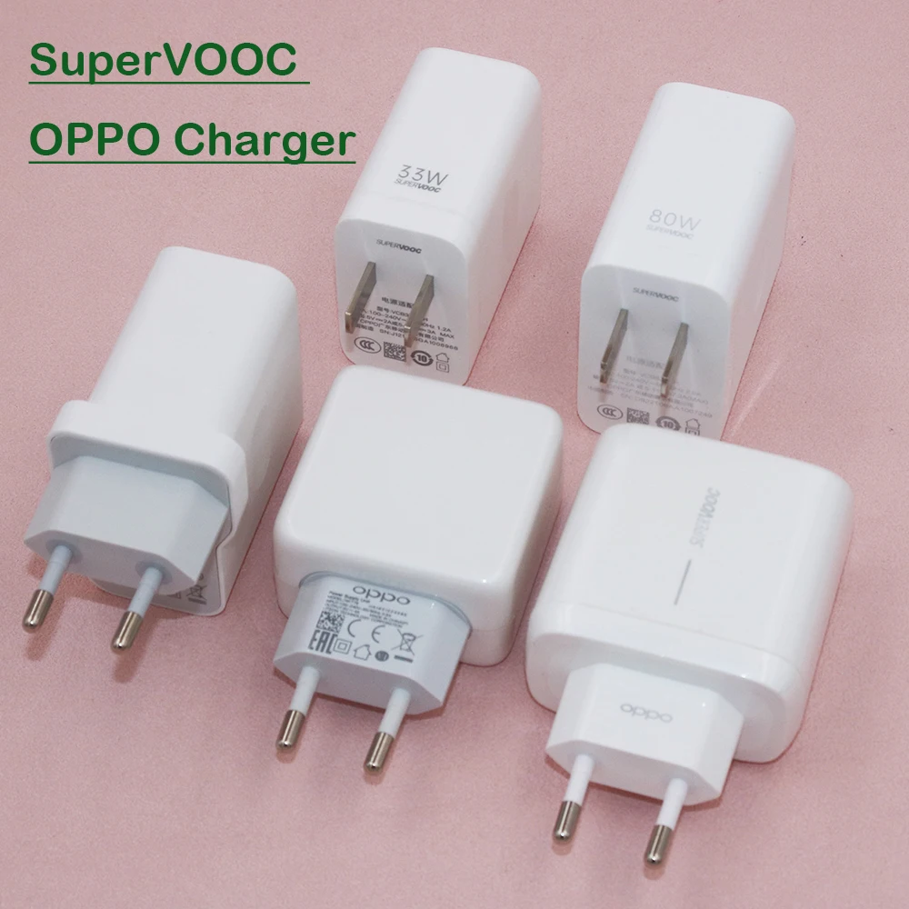 Oppo Super Vooc Charger 80w 65w 33w 30w 20w Flash Charging Power Wall  Adapter Eu/us For Find X2 X3 X5 Pro Reno 4 5 Ace 2 K10 K9 - Mobile Phone  Chargers - AliExpress