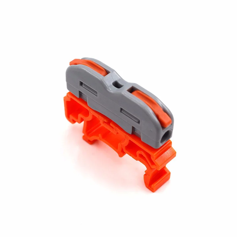 Wire Connector 222-412 2 Pin Splicing Terminal Blocks Led Strip Lighting Electric Quick Connectors Mini Conductor Rail Conector