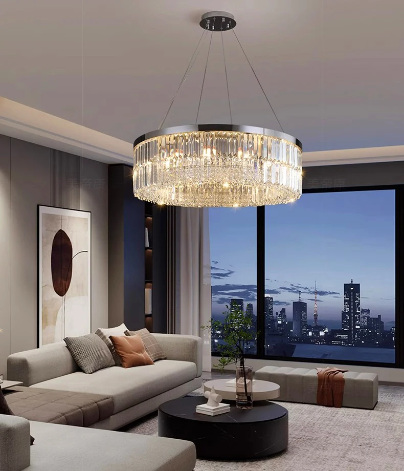 Description Picture 2 of itemhome decorationPendant lights, luxury crystal living room chandelier, bedroom Pendant lamp, ceiling light, indoor lighting