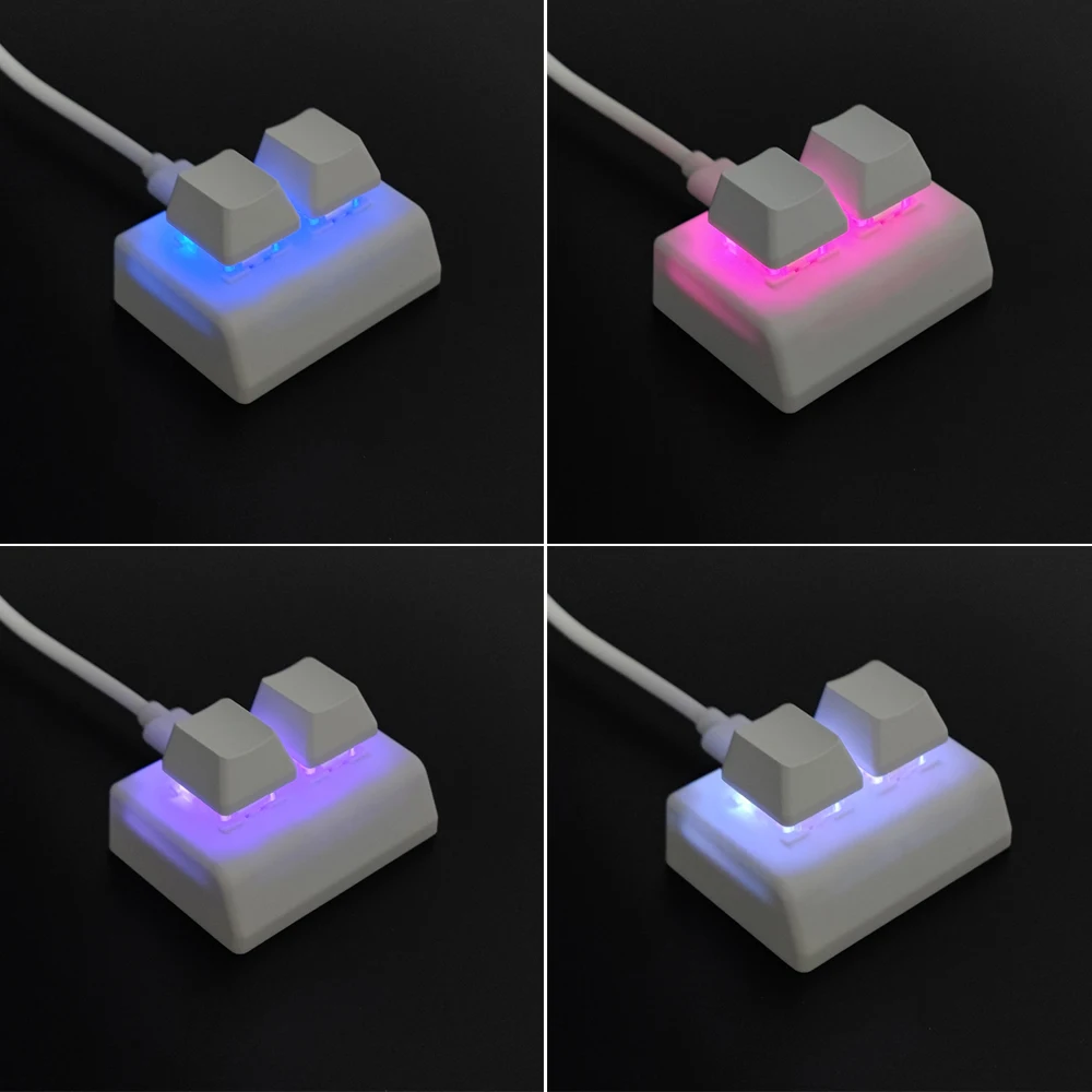 RGB USB Keypad 2-key Copy And Paste One-key Password Multiple Key Combinations Shortcut Keys OSU Gaming Keyboard