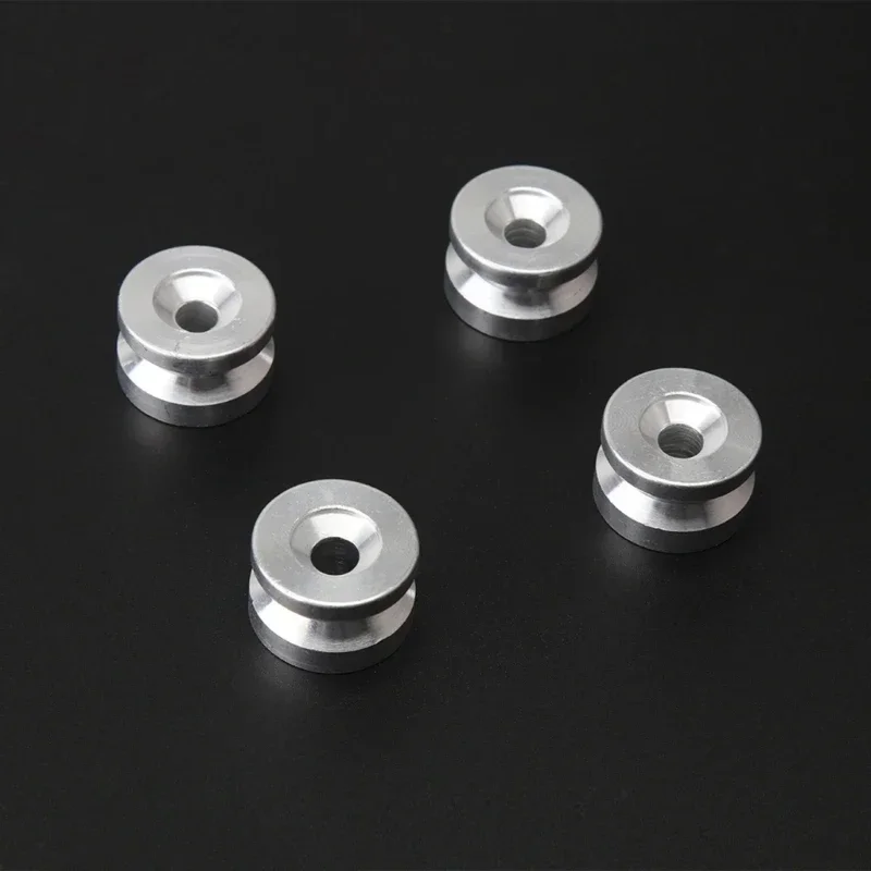 Motorcycle Tail Box 4pcs Universal Motorcycle Rear Luggage Tail Top Box Helmet Trunk Bracket Base Plate Bushing Pad Buckle Spacers