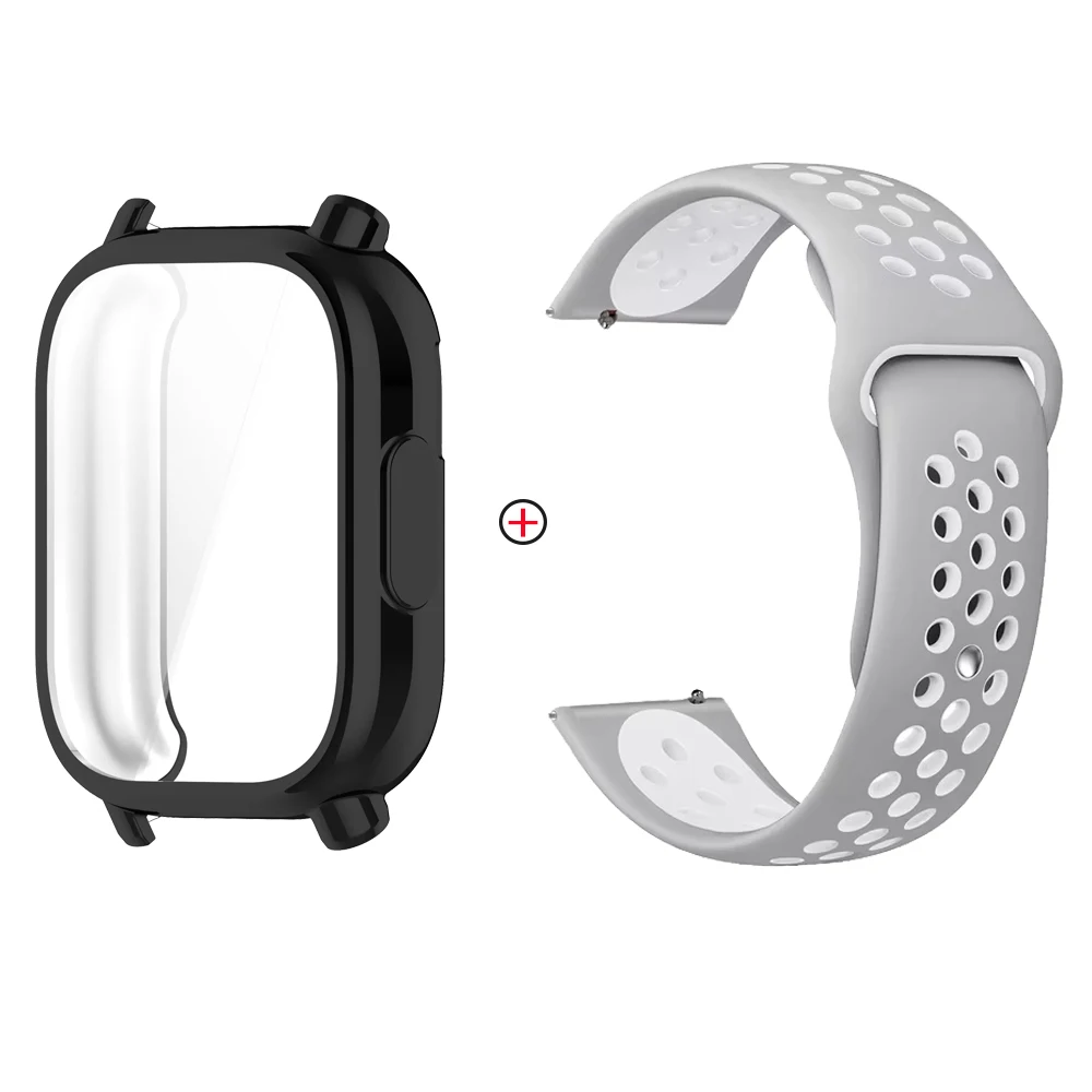 Soft Silicone Strap with TPU Case and Screen Protector