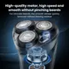 Sejoy Electric Shaver for Men's Electric Shaving Clipper Machine 3D Floating Wet Dry IPX7 Waterproof Beard Razor Beard Trimmer 2