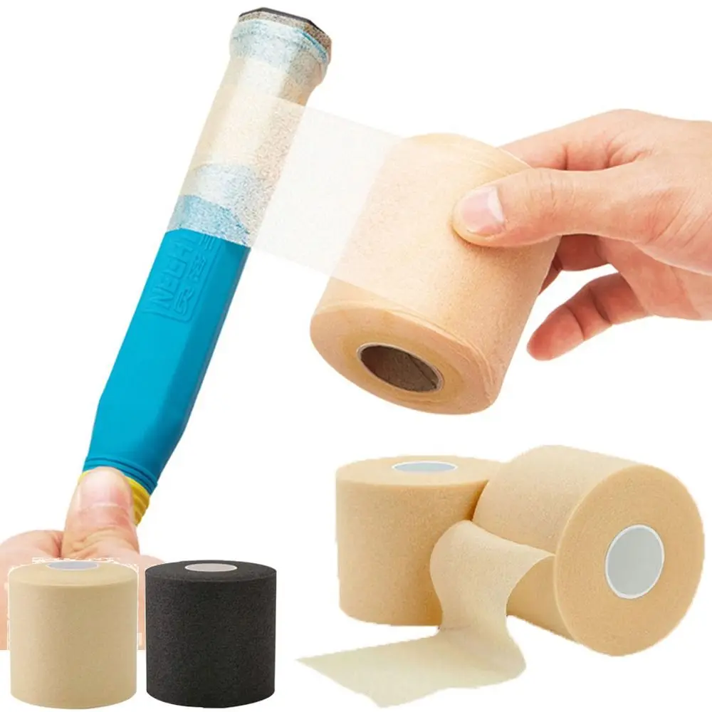Soft PU Sponge Tennis Badminton Racket Overgrip Shock-absorbing Handle Membrane Damping Grip Skin Bandage High Elasticity
