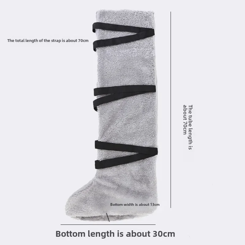 Warm Foot Cover Broken Cast Jacke Leg Guards Loose Fattening Socks Men's and Women's Foot Injuries Swollen Ankle Socks