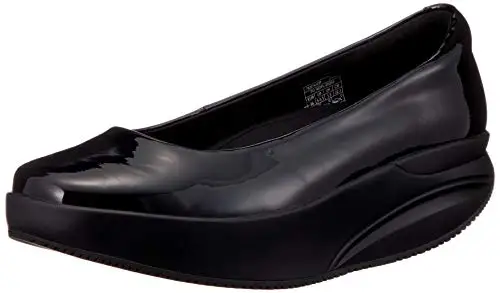 MBT Mapenzi 2 W, Bailarinas Con Punta Cerrada Mujer, Negro (Black Patent 03p), 39 EU