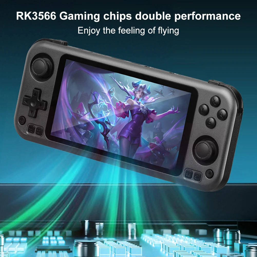 NEW CB408 4.97 Inch Ips 0ca Full Fit Hd IPS Screen Linux Portable Retro Game Nostalgia Open Source Pocket Game Machine