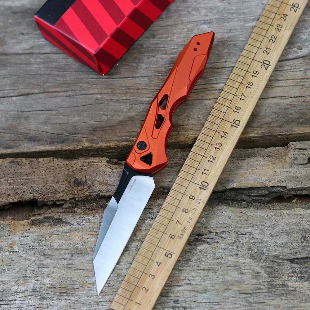 

New 7650 Launch 13 Folding Knife CPM-154 Blade Aluminum Handle Fruit Knife Outdoor Hunting EDC Camping Tool