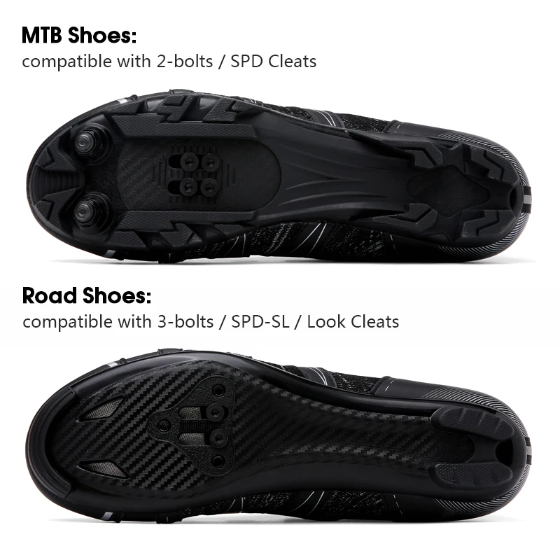 MTB Cycling Shoes Men Breathable Road Bike Shoes Cleats Racing