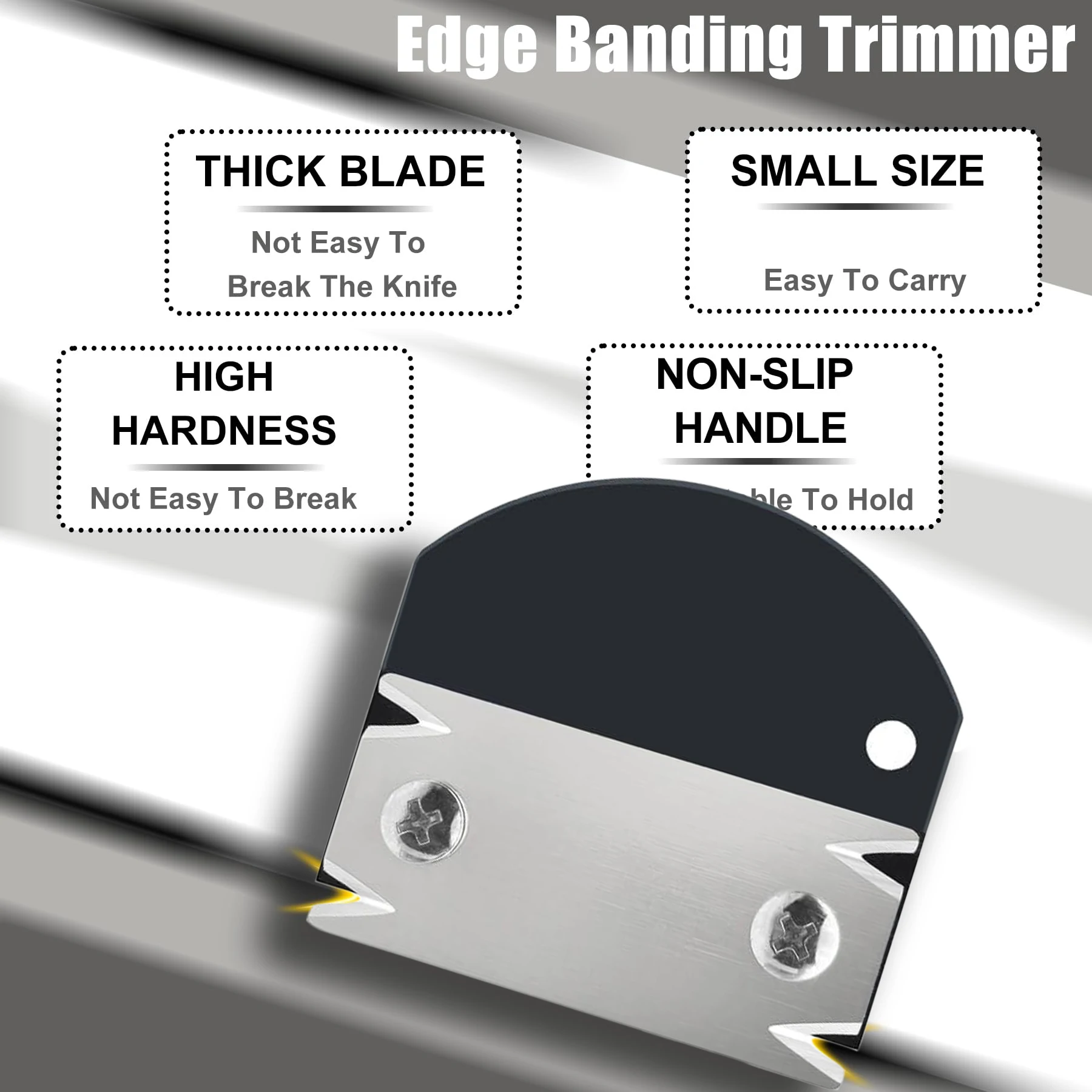 Trimmer wood chamfering fillet scraper board deburring tool trimming knife woodworking edge corner planer specialty edge banding