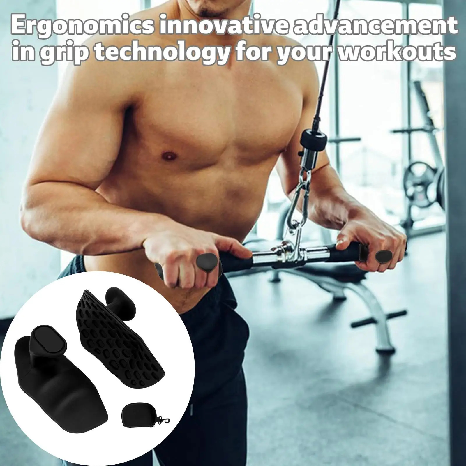 Weight Lifting Grips Weight Lifting Grips Workout Gloves Flexible Hand Protection Men Women Gym Grips Fingerless Pull up Grips