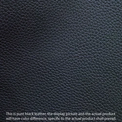 Premium 0.9mm Soft Self - Adhesive Artificial Leather for DIY Crafts & Upholstery (Pure Black)